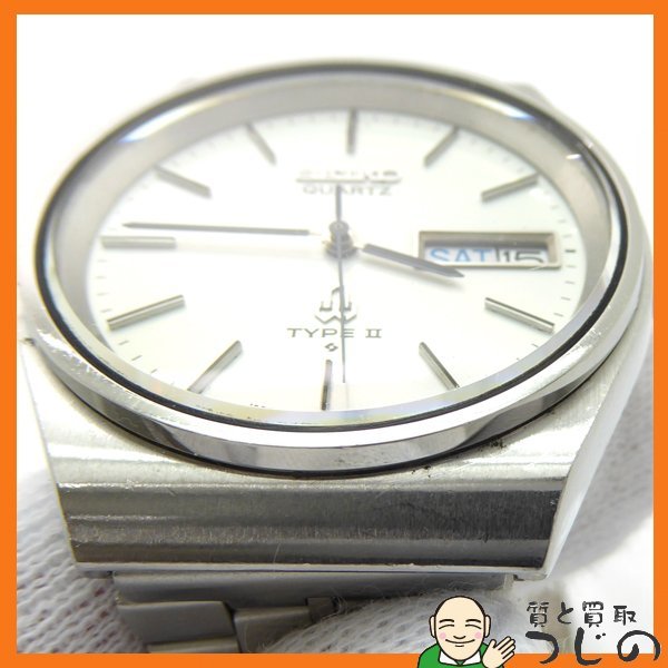 1円～ SEIKO セイコー TYPEⅡ クォーツ メンズ ウォッチ 8223-7010 ◆クリックポストor佐川急便◆ ～1/23(日)終了 質屋 6743_画像7