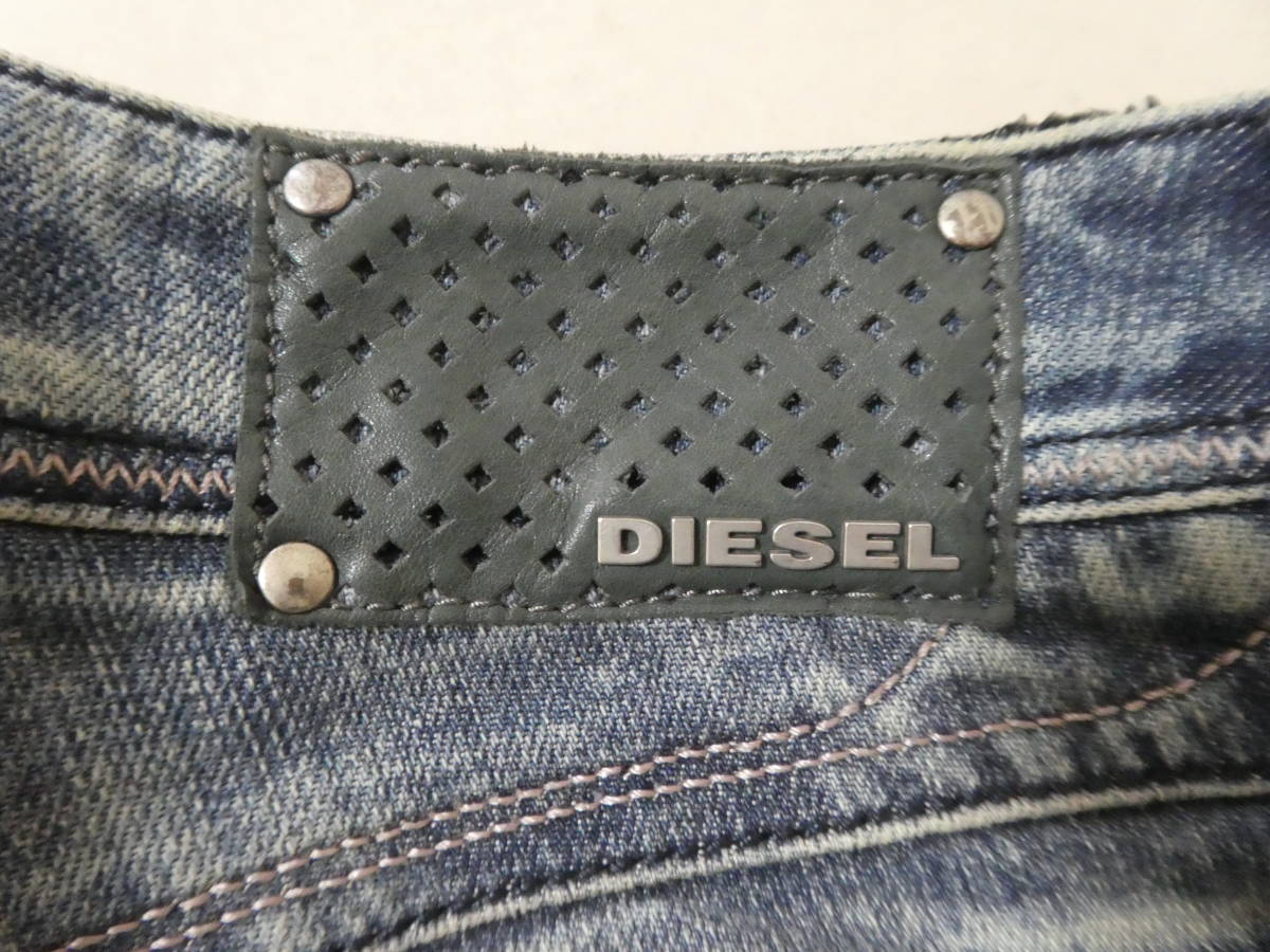 DIESEL LOWKY ディーゼル デニム パンツ W24L32 ジーンズ WASH 0063F STRETCH (17)_画像7