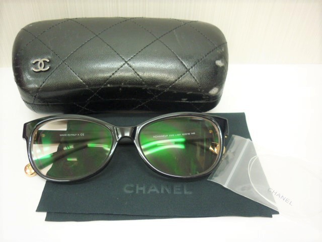 CHANEL シャネル 度入り 眼鏡 メガネフレーム 3323 c.501 52□16 140