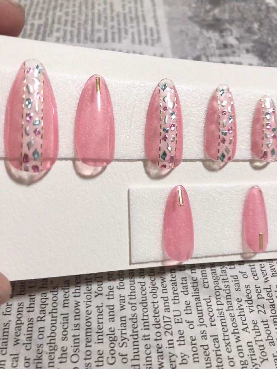 ネイルチップ(ハンドメイド)