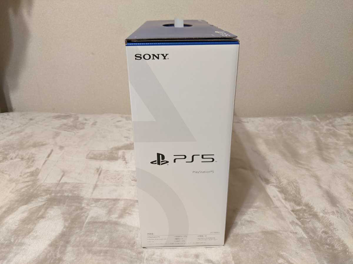 希少 日本製 新品未使用 PS5 PlayStation5 CFI-1100A01 ディスクドライブ搭載 made in Japan 購入レシートあり 保証あり プレステ5_画像5
