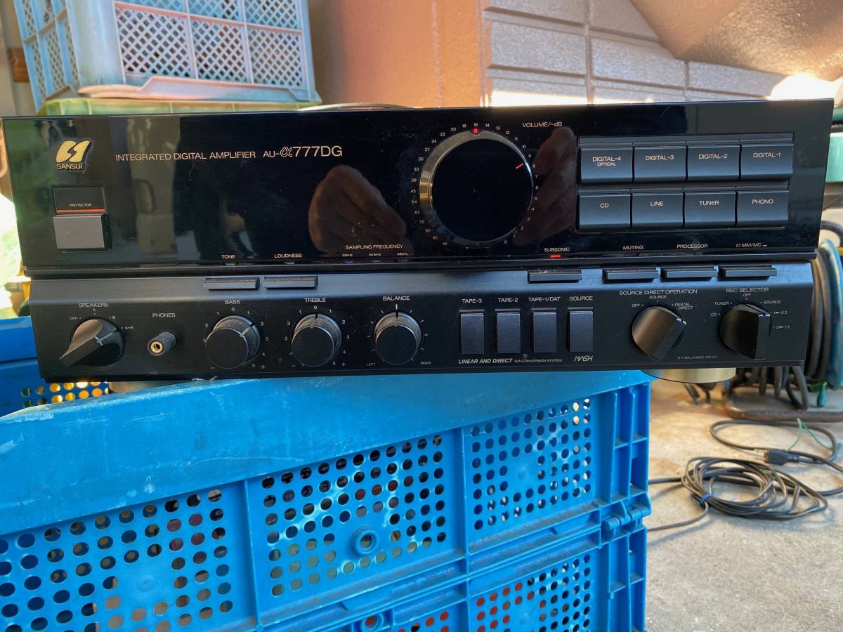通電確認済 SANSUI サンスイ プリメインアンプ AU-α777DG AU-a777DG