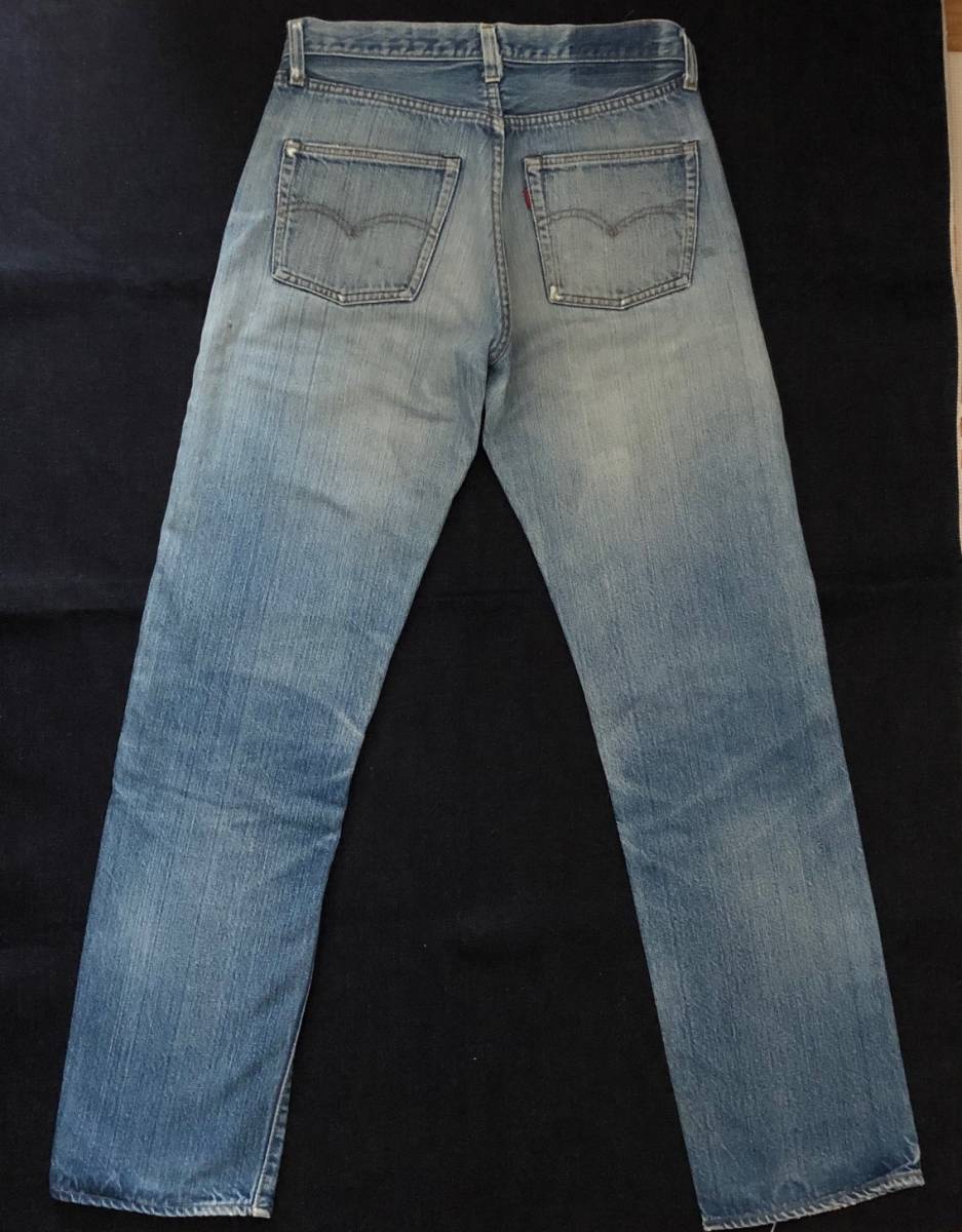 70S LEVIS リーバイス501 66前期 土砂降り系縦落ち！ リペア済み！ ヴィンテージ [501XXや502や606や505赤耳ビックE好きにもお奨め！_画像7