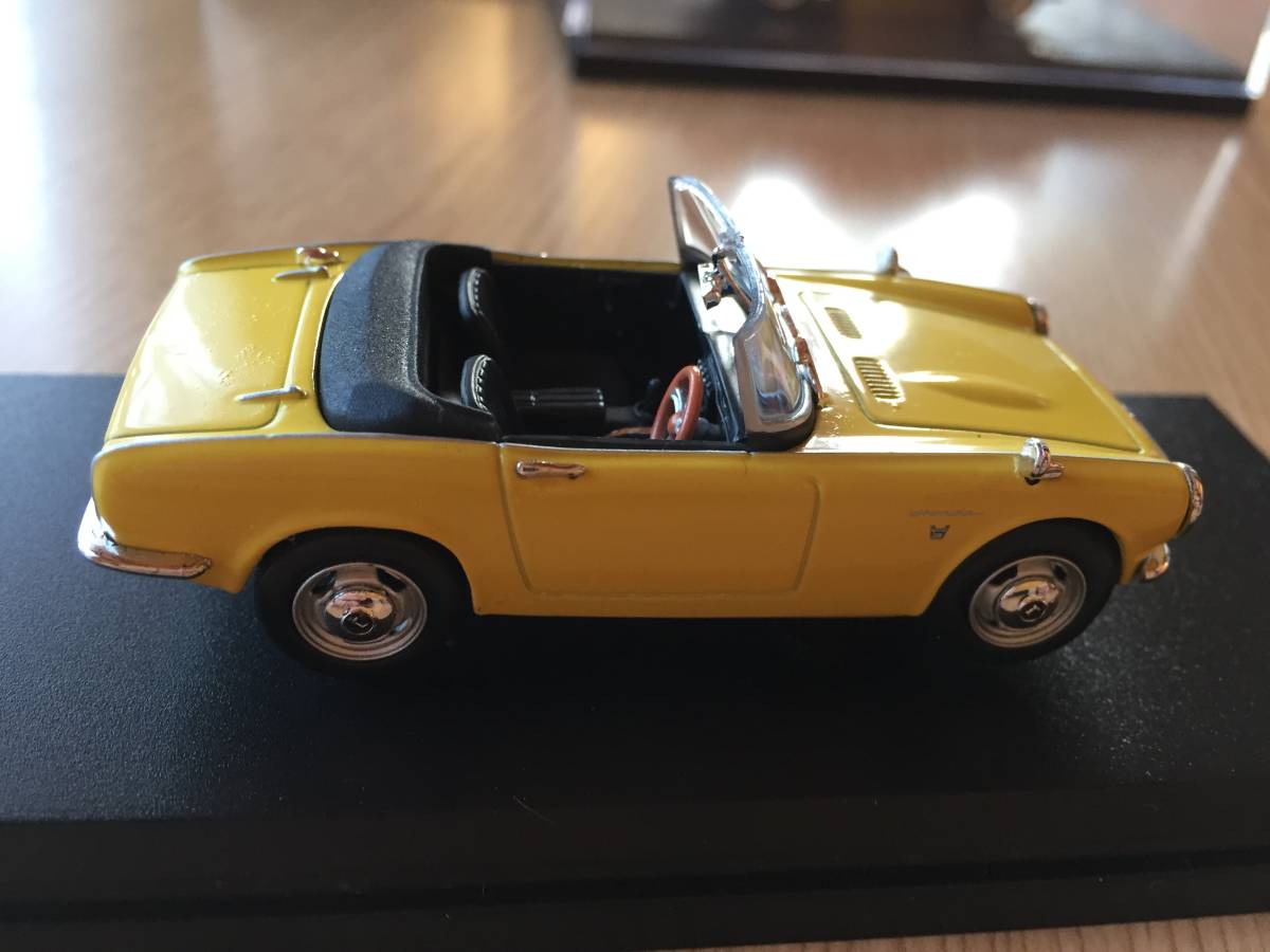 ミニカー　ホンダ　HONDA　S800（１９６６）　1/43　イエロー_画像4