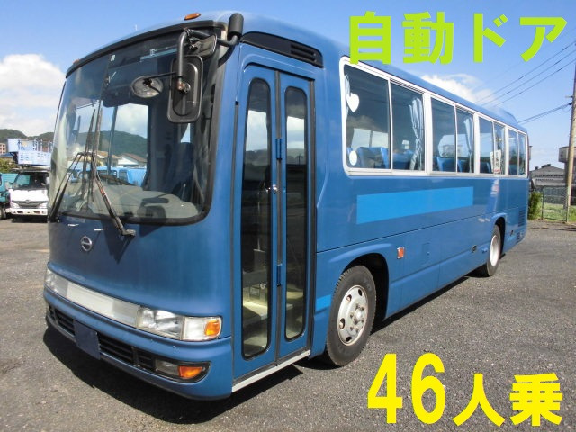 「返金保証付:福岡 北九州 平成16年 日野 メルファ 46人乗り 中型バス 9M 9列シート@車選びドットコム」の画像1