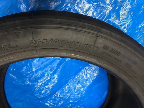 ☆2020年製造 室内保管☆A052 265/35 18インチ☆YOKOHAMA ADVAN