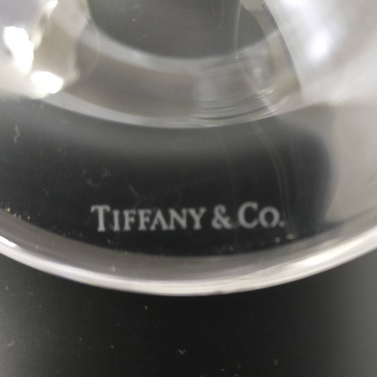 【 送料無料 】◆ TIFFANY ＆ Co. ティファニー シャンパン フルート グラス フローレット ペア 食器 ワイン 酒 キッチン 雑貨 クリスタル_画像4
