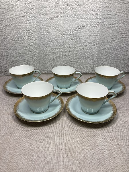 送料無料 Noritake オールド ノリタケ カップ & ソーサー 5組 送料無料 Noritake オールド ノリタケ カップ & ソーサー 5組
