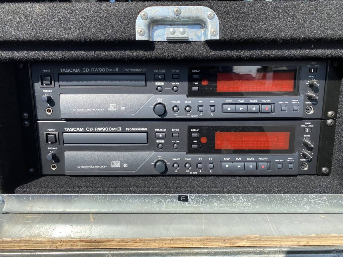 tascam CD-RW900 mk2 2台セット gastech.com.tr