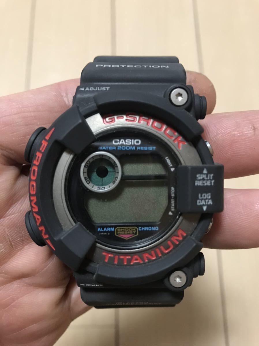 ブラウン系非売品G-SHOCK フロッグマンDW8200 ジャンク 腕時計 