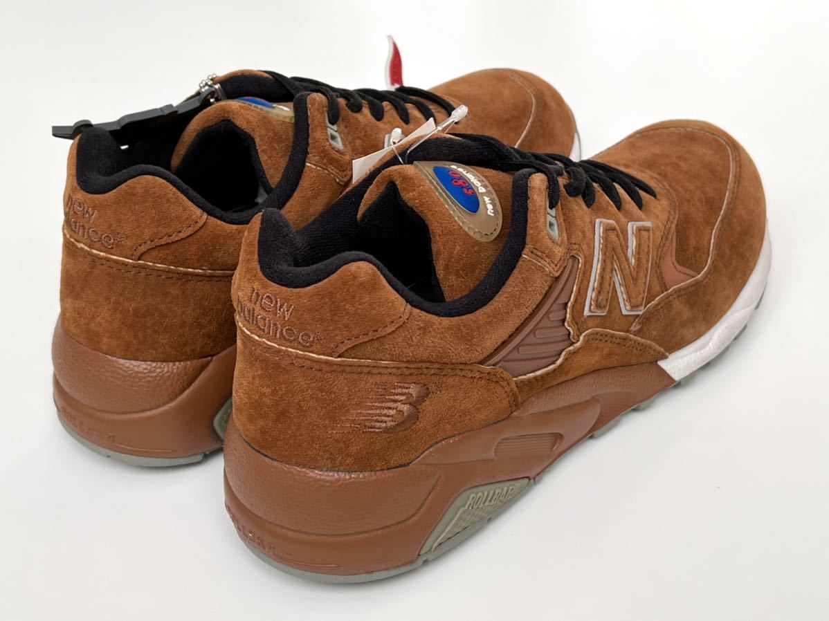 新品★new balance x MITA x HECTIC MT580 MP US9 箱付き 別注 ニューバランス ヘクティク ミタスニーカーズ メープル スエード レザー 27_画像5