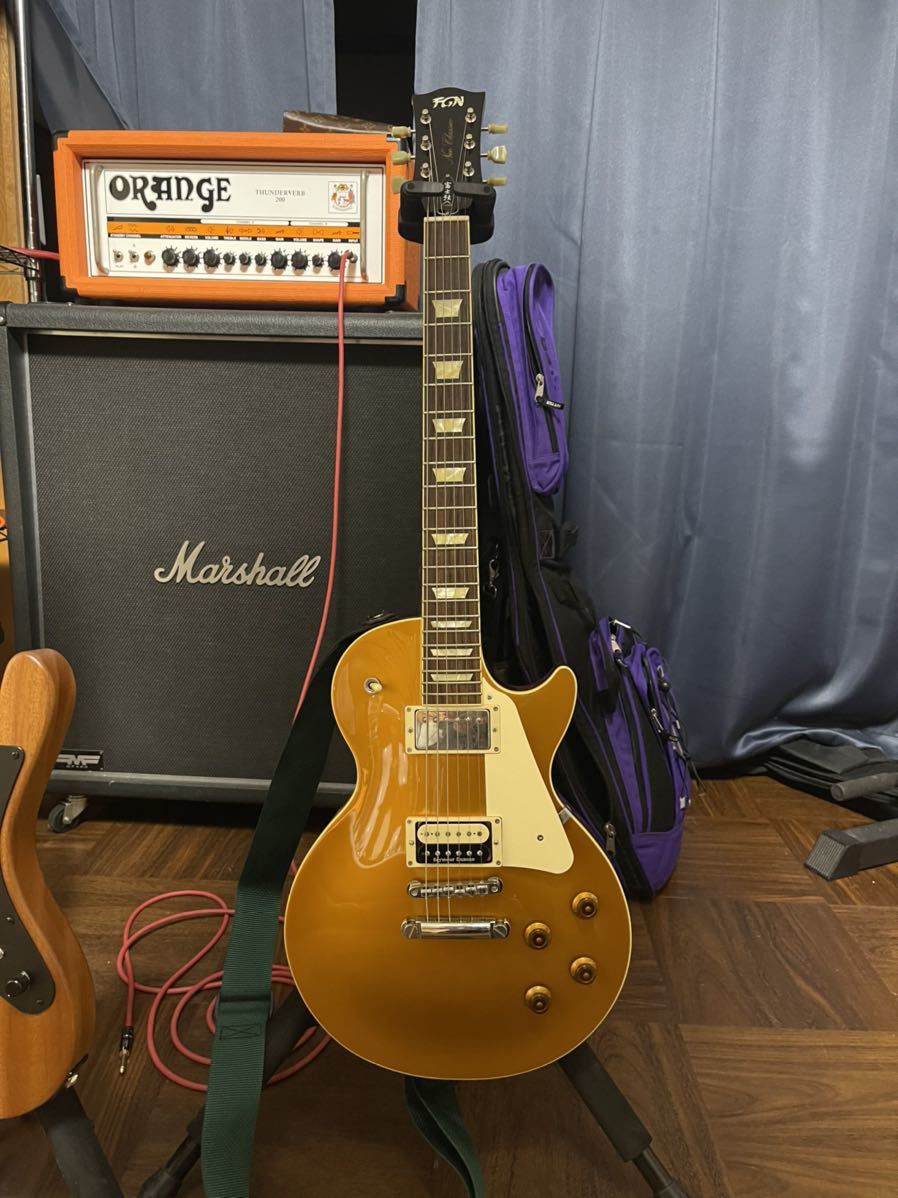 Yahoo!オークション - fgn fujigen gold top レスポール Yahoo!オークション - fgn fujigen gold top レスポール