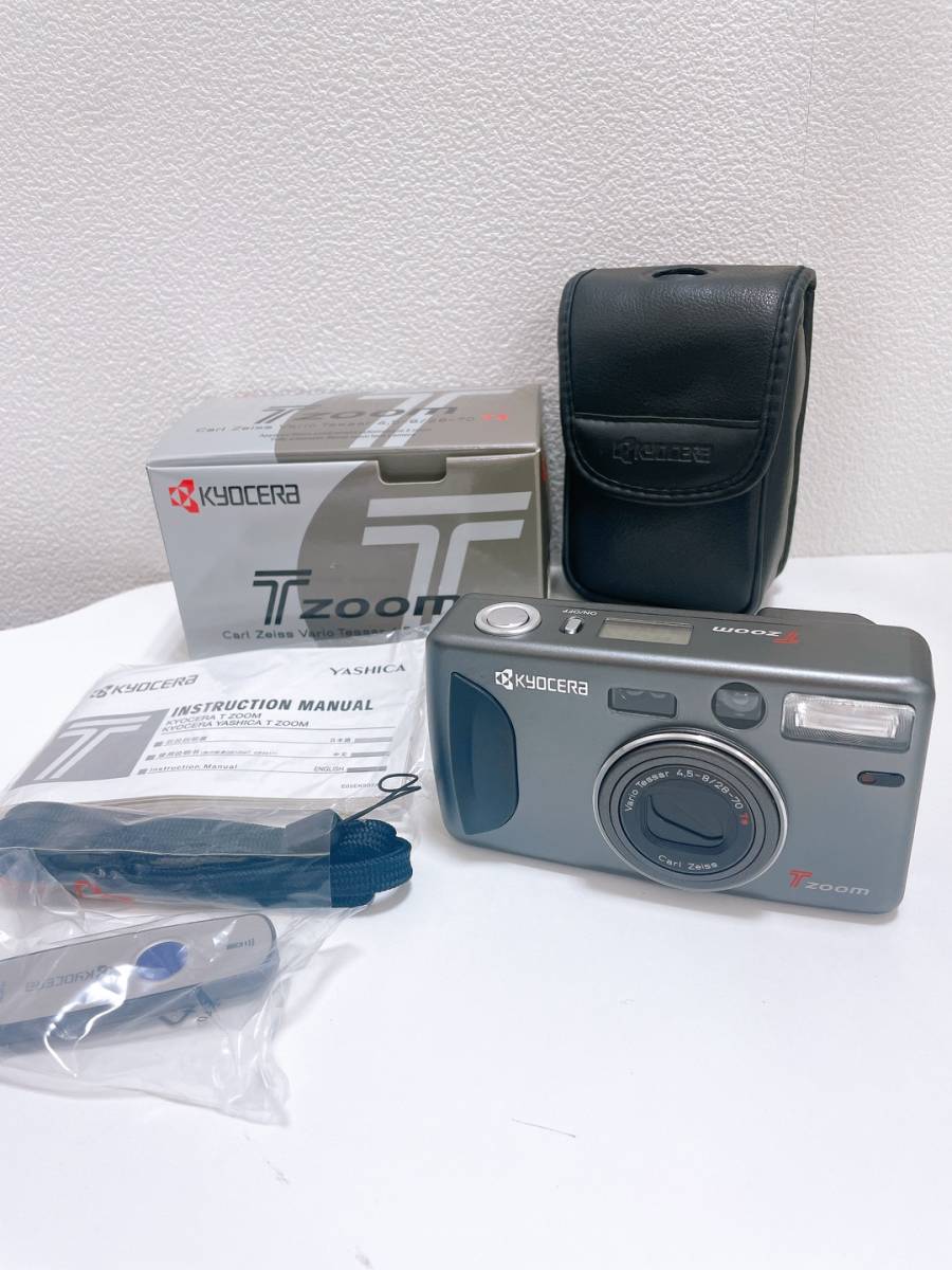 7426】品 京セラ KYOCERA Tzoom 箱・ケース有 付属品有 コンパクト