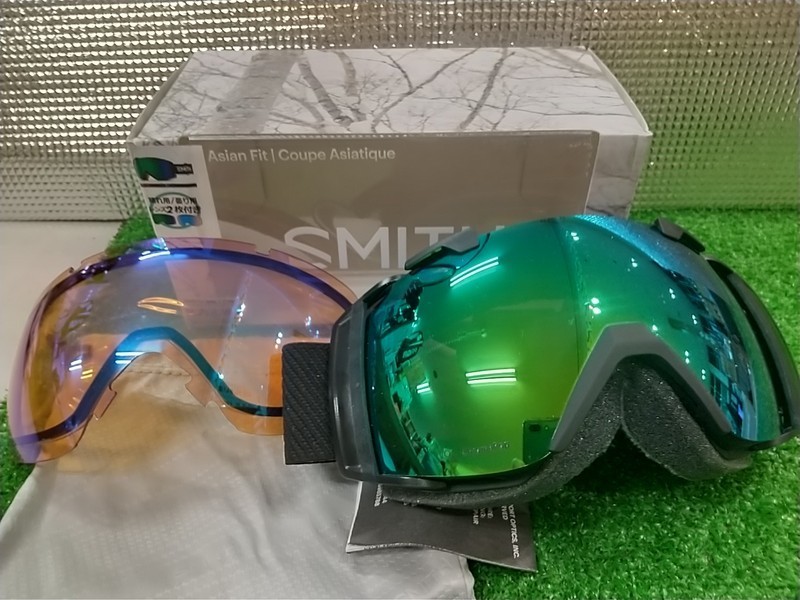 ☆未使用品!超機能ゴーグル!【SMITH/スミス】I/O BLACK アジアン