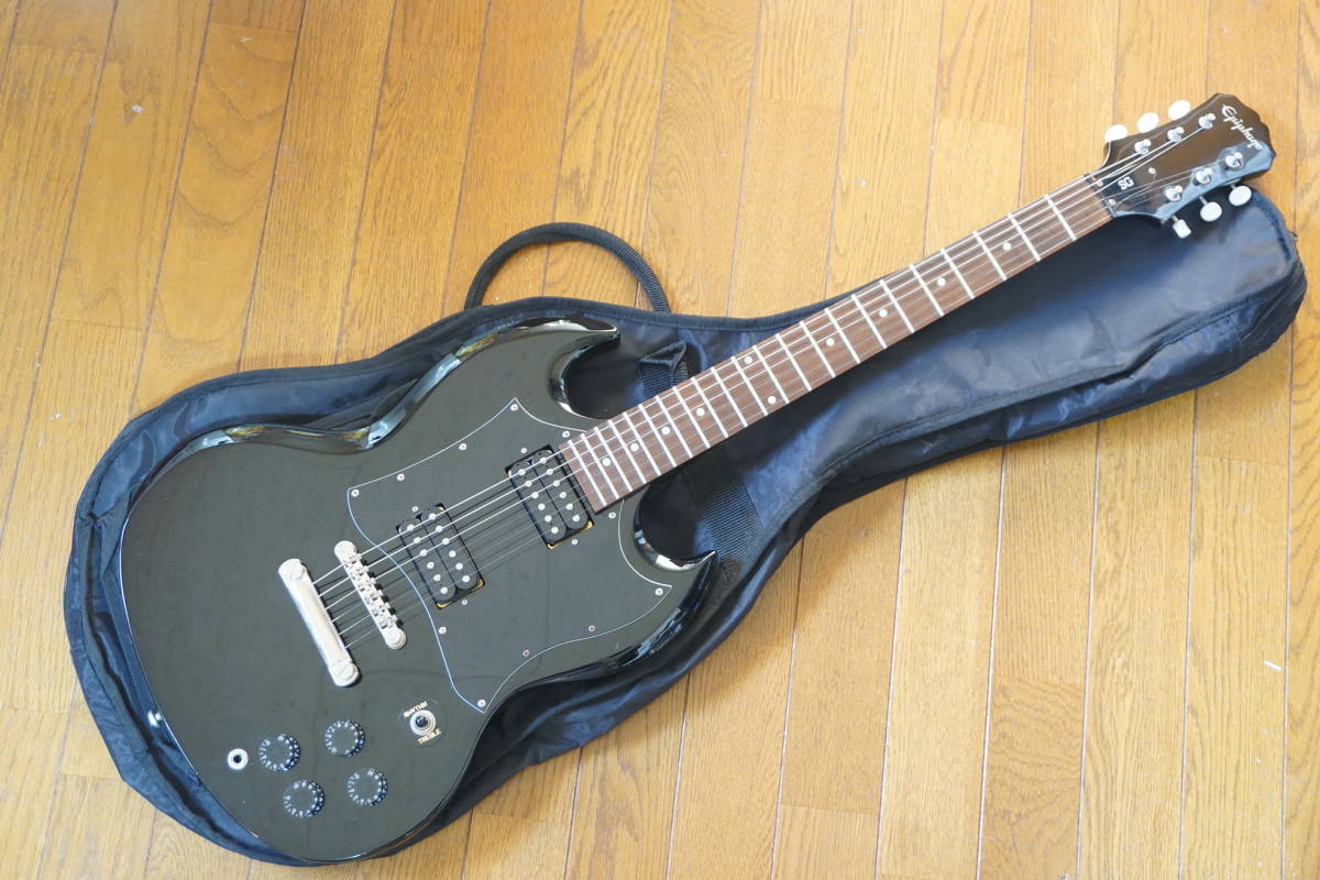 Yahoo!オークション - エピフォン SG Epiphone ブラック 黒 Yahoo!オークション - エピフォン SG Epiphone ブラック 黒