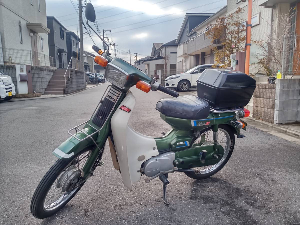 ☆  実動 ヤマハ YAMAHA メイト MATE V80 3速 昭和60年車 希少 2ストロークエンジン 12V化済 個人出品 千葉県より ☆
