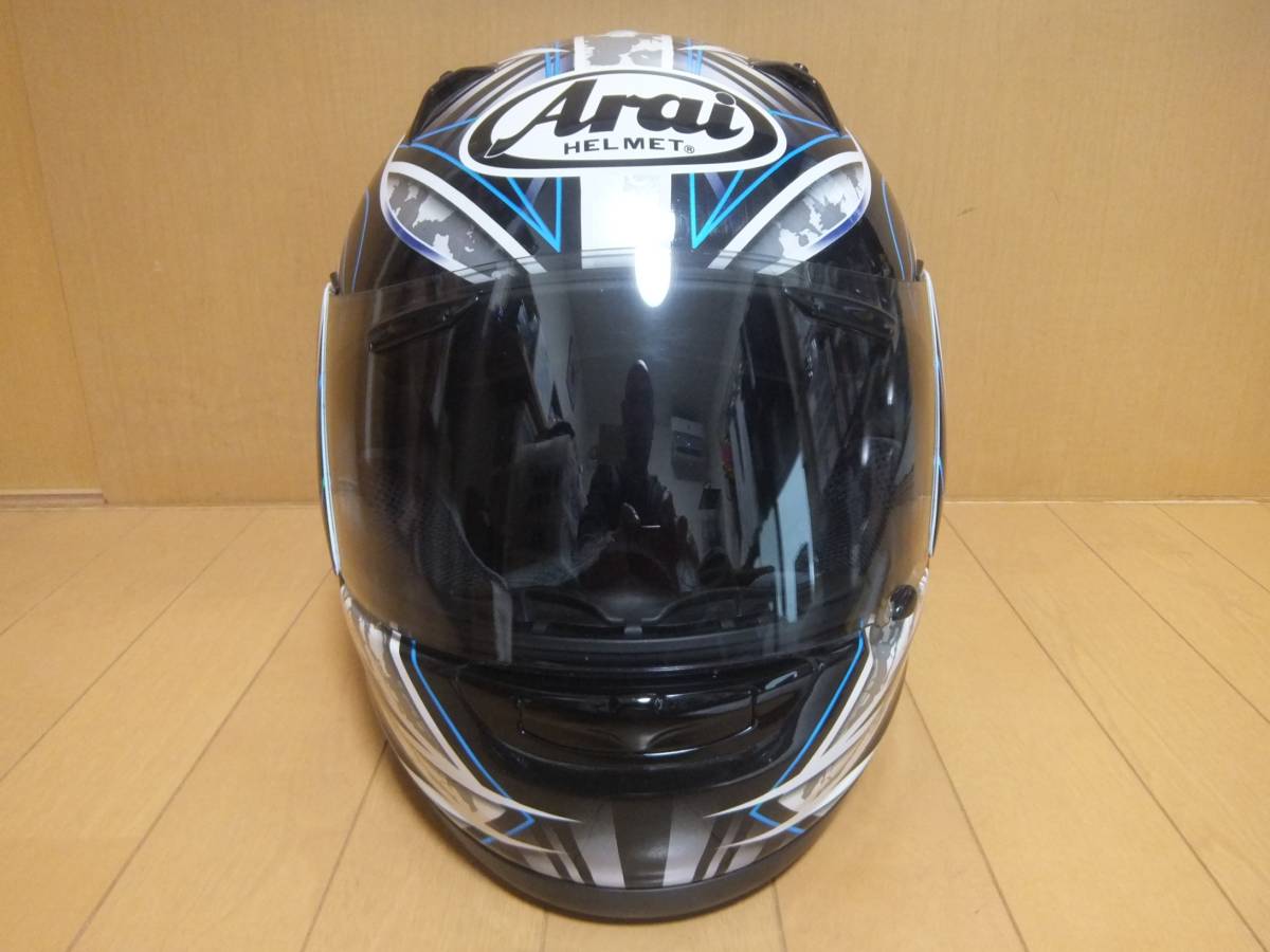 Arai アライ アストロIQ フラッシュ ブルー ASTRO-IQ FLASH サイズXL(61・62) フルフェイスヘルメット グラフィックモデル 