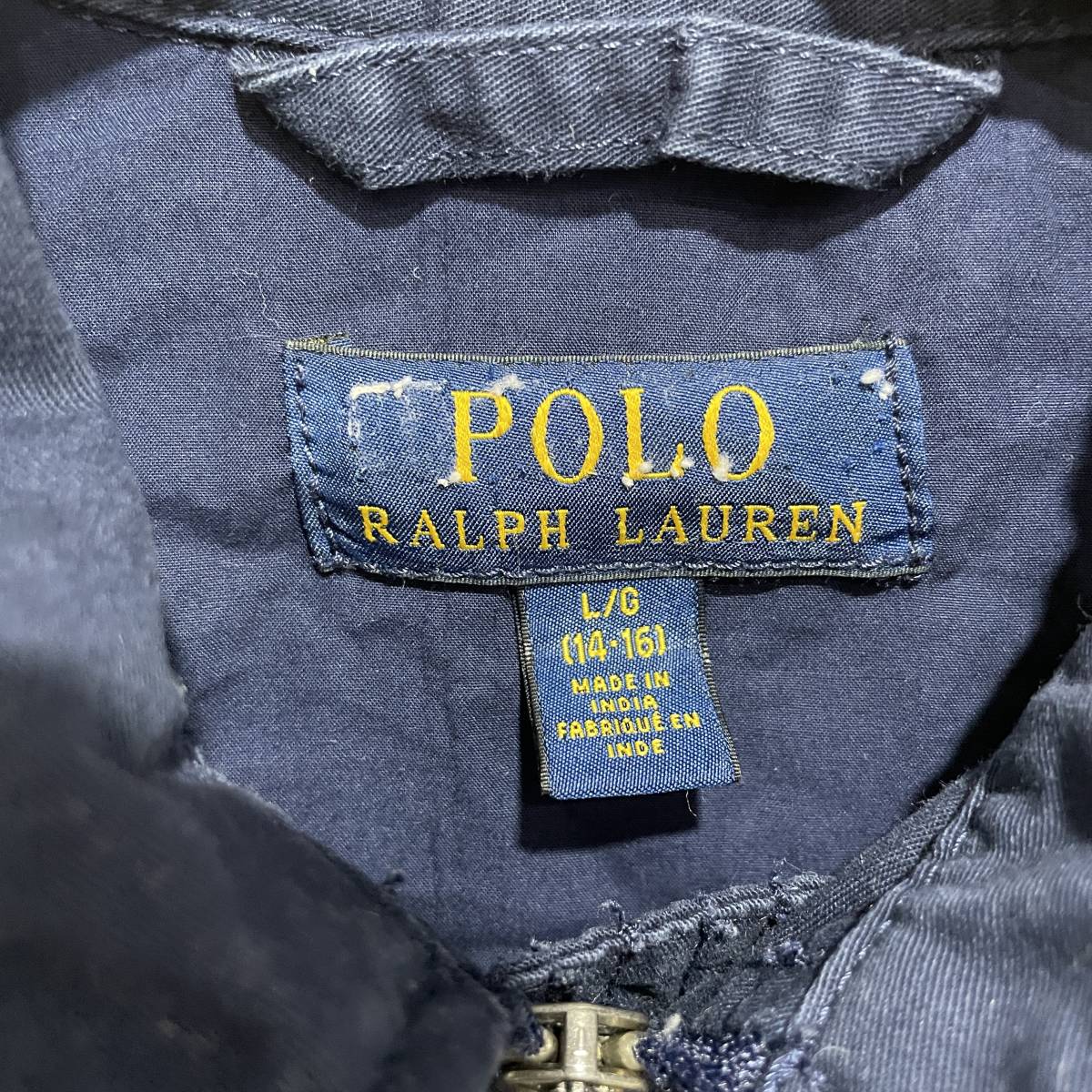 ☆送料無料☆RalphLauren☆キッズ☆スウィングトップブルゾン☆ネイビー☆L（14-16）☆ジャケット☆ｄ21c_画像3