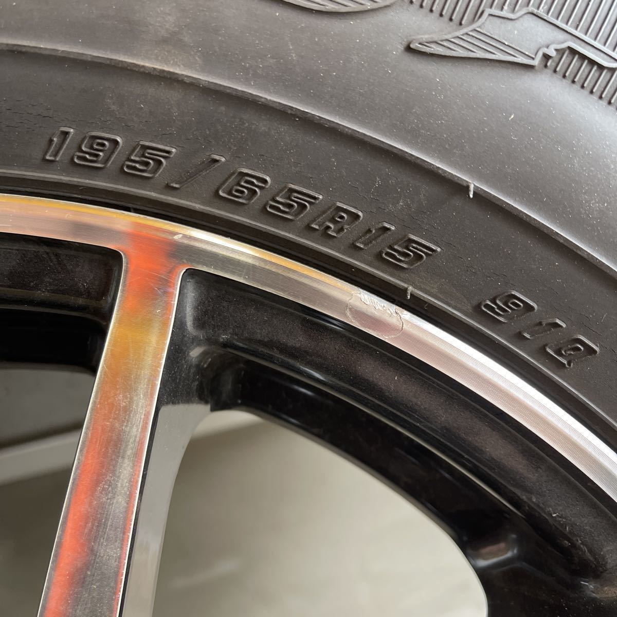スタッドレス タイヤ グッドイヤー アイスナビ 195/55/15 6J +43 5H