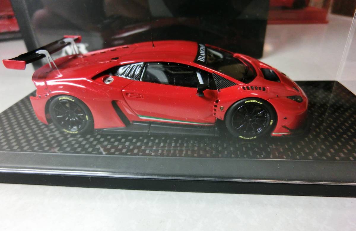 特注・絶版!!ランボルギーニ ウラカンGT3・Rosso Bia・カーボン 完成品 -