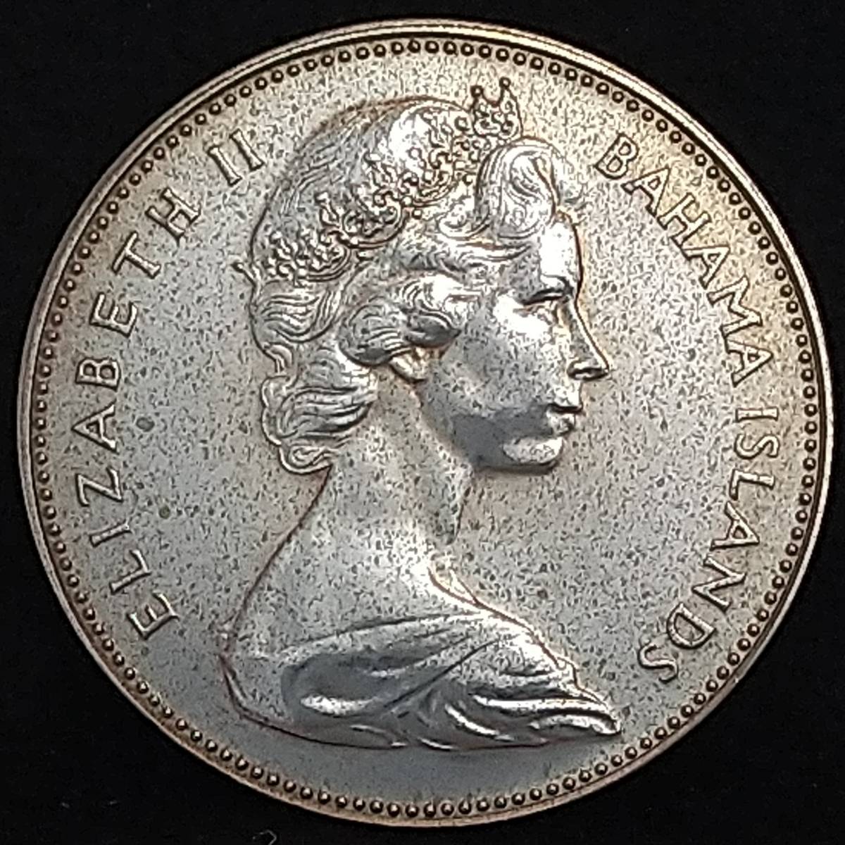 バハマ銀貨　１９７０年　１ドル　/　１８．４６ｇ_画像4