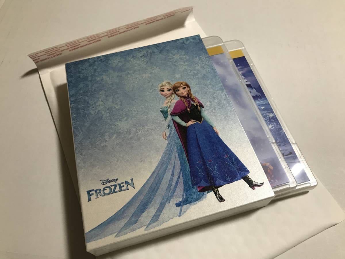 Y701 アナと雪の女王 1 & 2 DVD + コンプリートケース + 純正ケース セット 未再生品 国内正規品 ディズニー MovieNEX