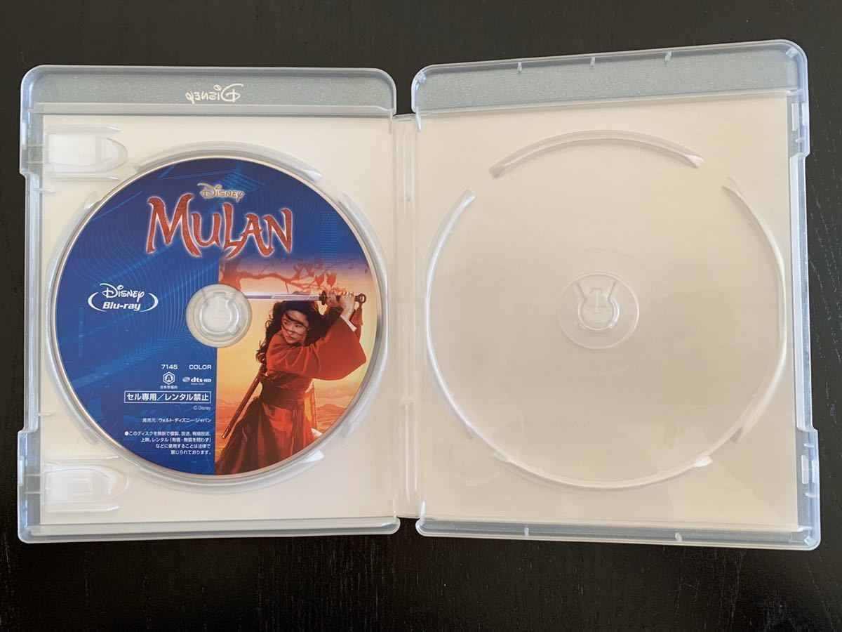 N102 ムーラン 実写版 ブルーレイ と 純正ケース 未再生品 国内正規品 同封可 ディズニー MovieNEX Blu-rayのみ(DVD・Magicコードなし)