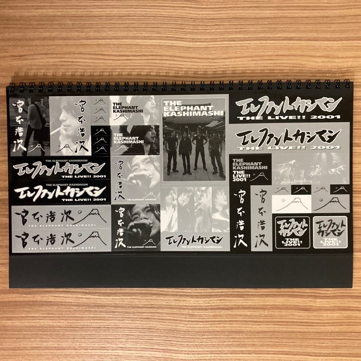 【希少！】 エレファントカシマシ 2002 卓上カレンダー　エレカシ 宮本浩次 グッズ　レア