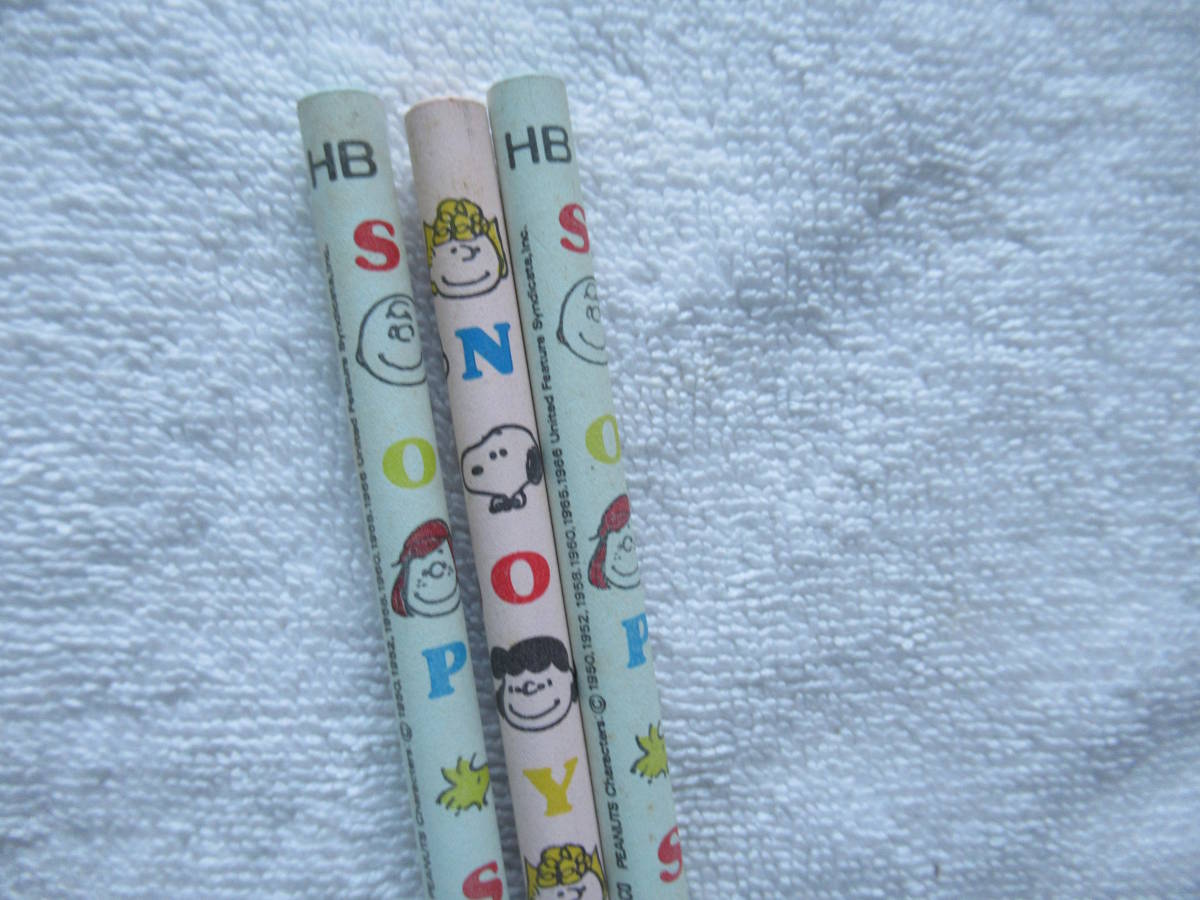  pencil HB 3 pcs set Snoopy 