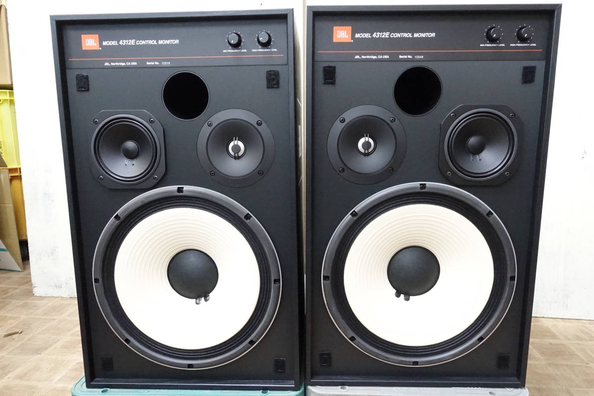 JBL 4312E BK スタジオモニタースピーカーペア-