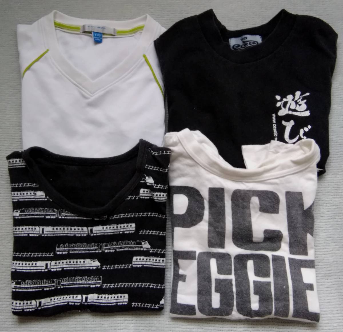 ☆ JUNK STORE UNIQLO 半袖Tシャツ セット 110サイズ 男の子 4点 ゜