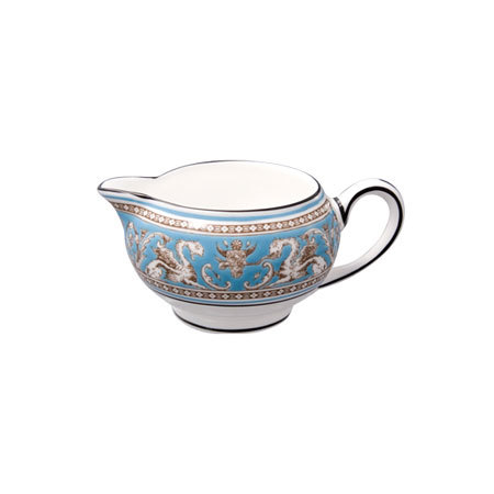 新品　WEDGWOOD／ウェッジウッド　フロレンティーン　ターコイズ　クリーマー S　定価￥38,500です！　原産国イギリス_画像1