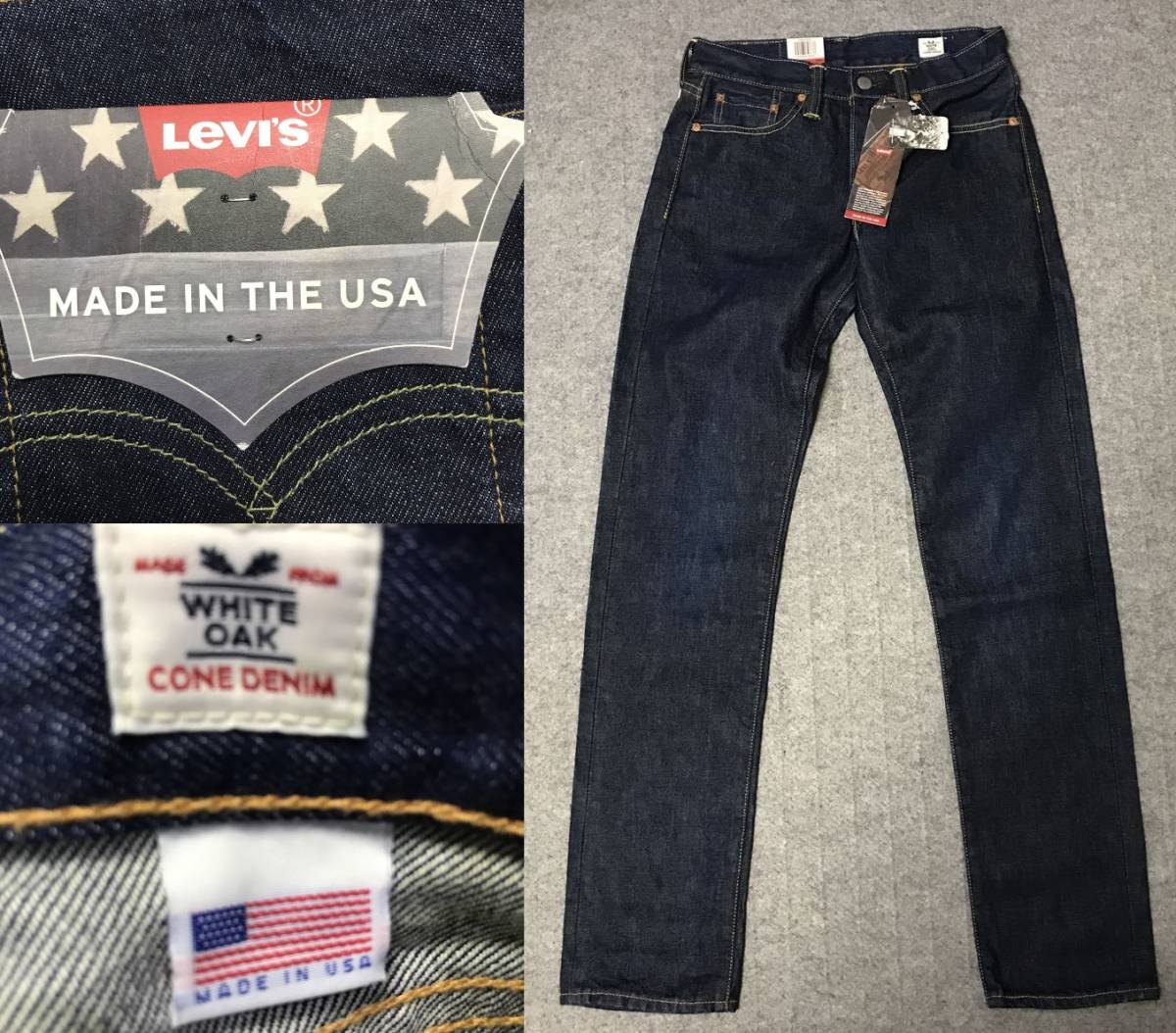 ヤフオク! - W28 ☆米国製 リーバイス 511 セルビッジ 赤耳 ホ...