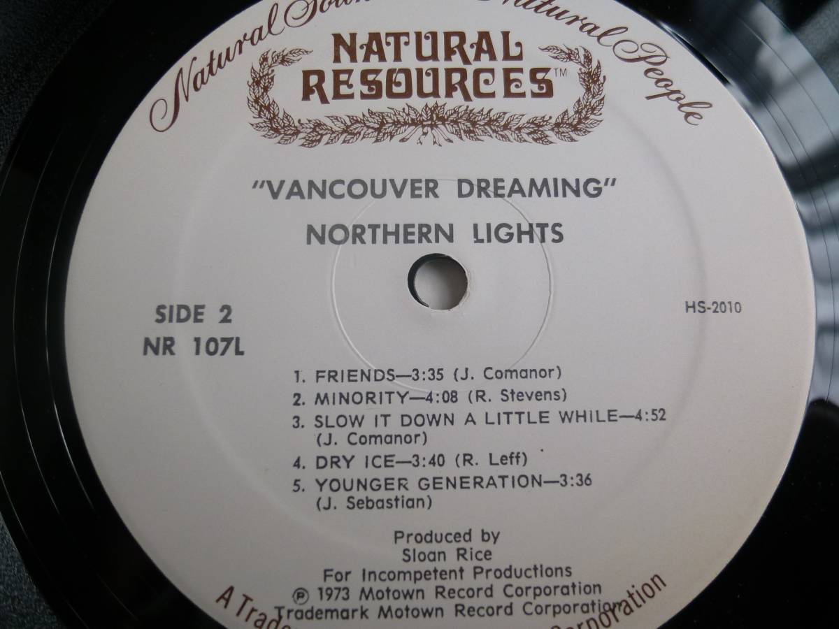 カナダ産Soft Rock名盤!!【視聴】Northern Lights 『Vancouver Dreaming』LP Soft Rock ソフトロック_画像4