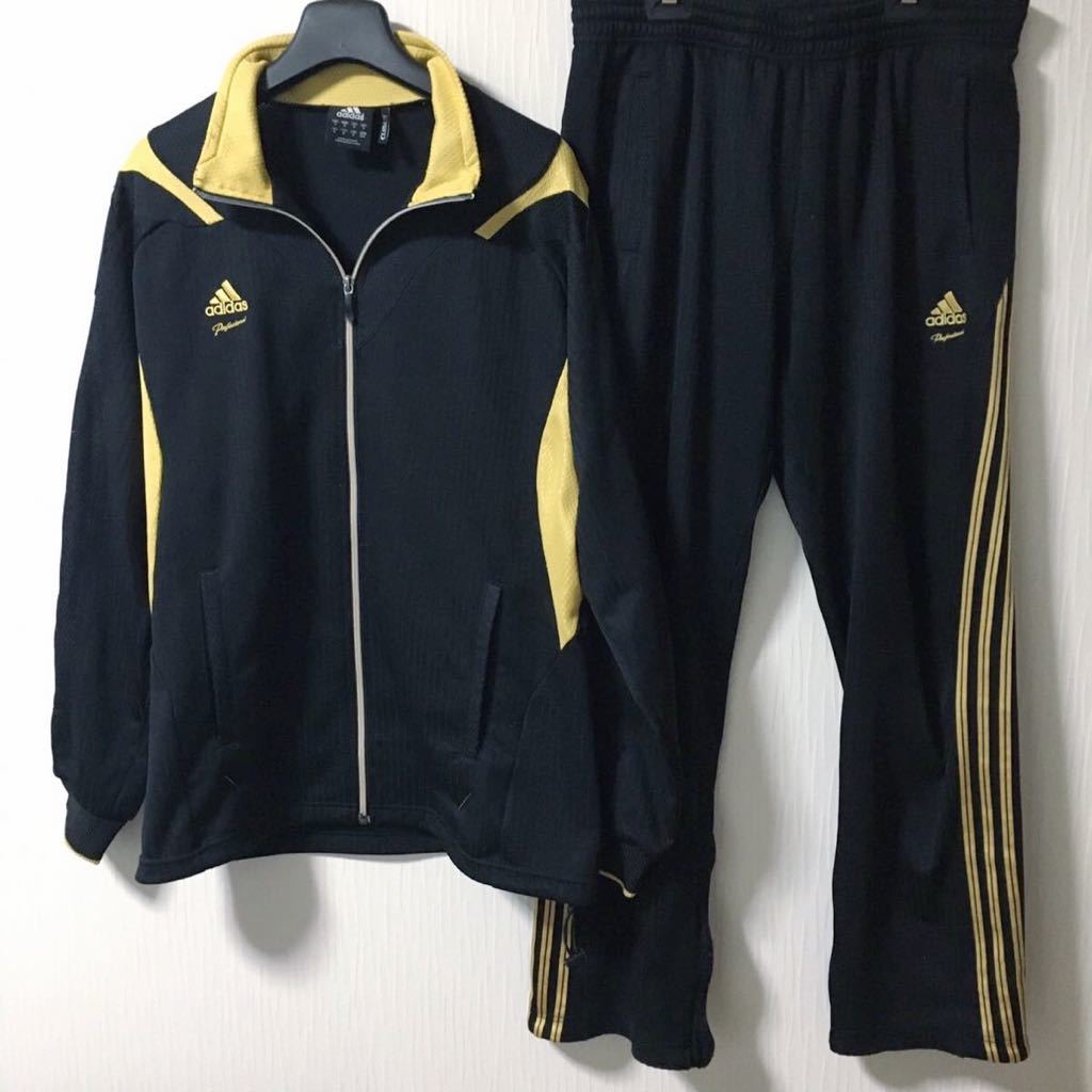 アディダス プロフェッショナル ウインドブレーカー 上下 セットアップ 白 黒 金 【L】size バックプリント トレーニングウェア 激安 | アディダスプロフェッショナル ウィンドブレーカー 上下 | oxygencycles.in