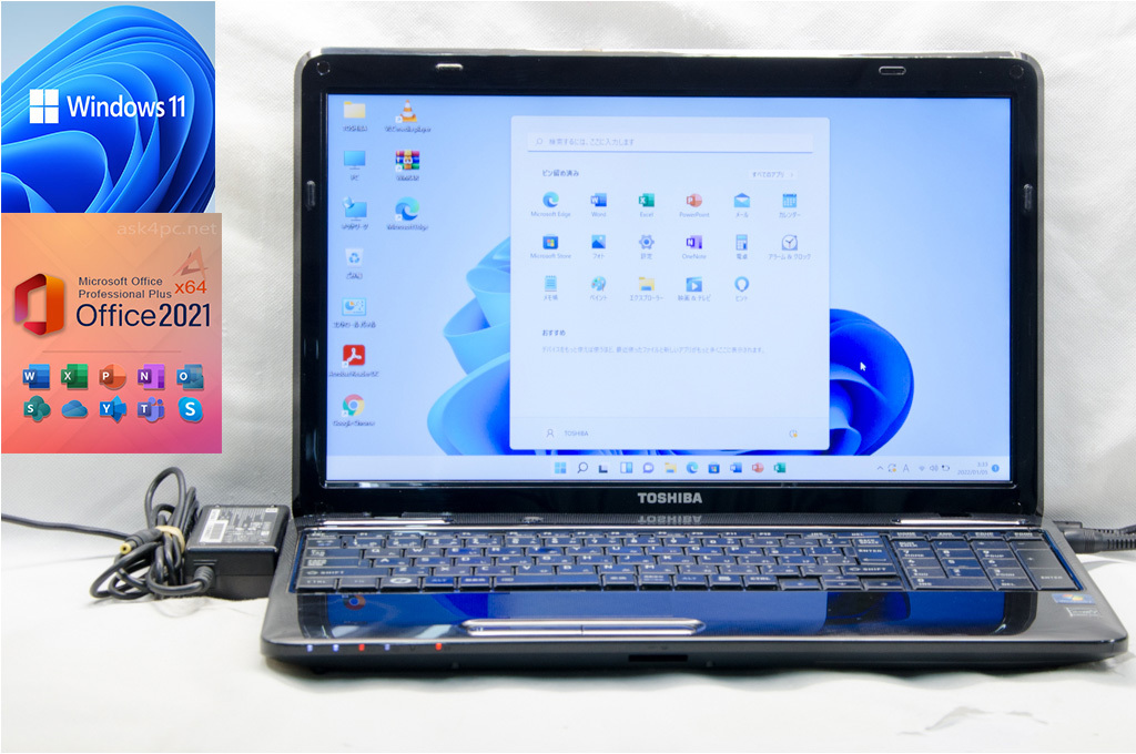 最新Windows11 東芝 dynabook T351/46CB 第二世代Core i5/無線wifi/DVD 
