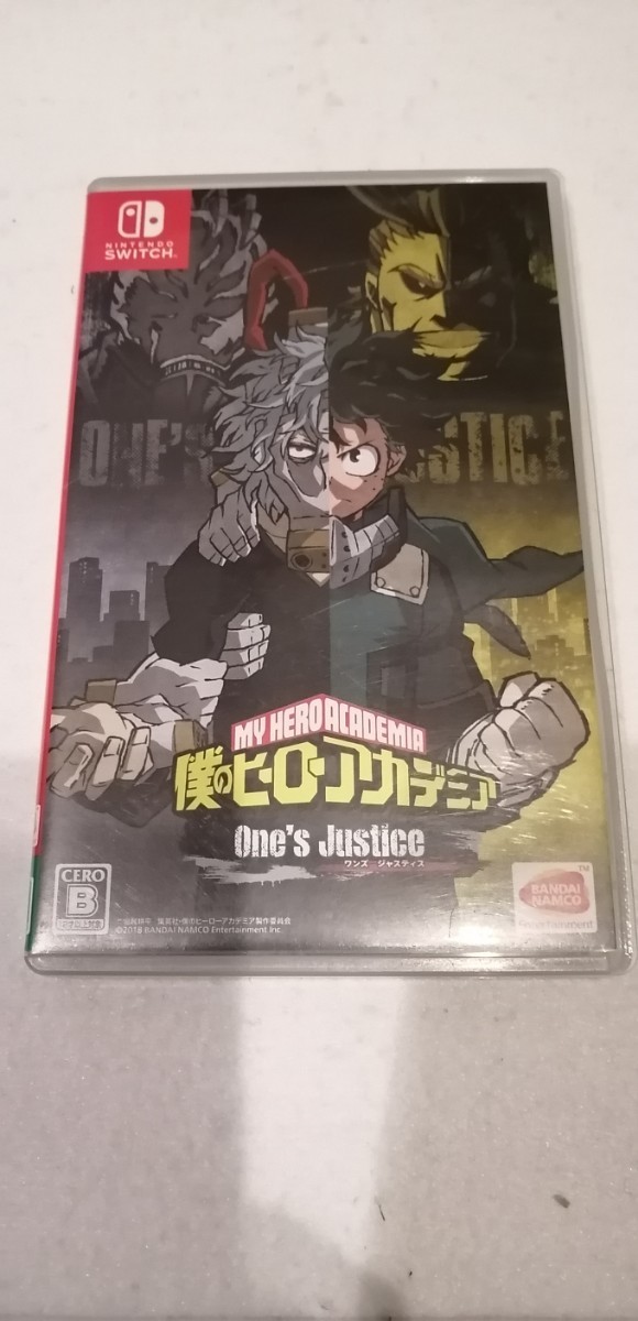 【Switch】 僕のヒーローアカデミア One’s Justice　ニンテンドースイッチソフト　中古