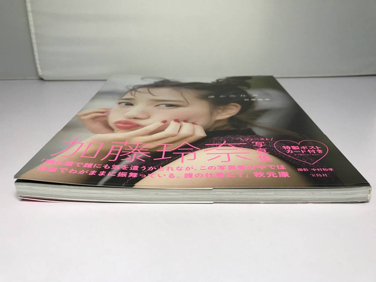 [即決価格＆送料無料]『AKB48 加藤玲奈写真集「誰かの仕業」』初版(第一刷)/ポストカード付き