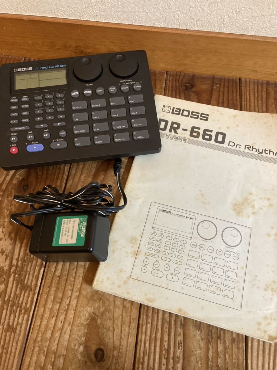 動作確認済 BOSS ドラムマシン DR-660 Dr.Rhythm リズムマシン
