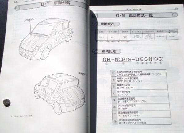 トヨタ WILL Vi NCP19系 新型車解説書_画像3