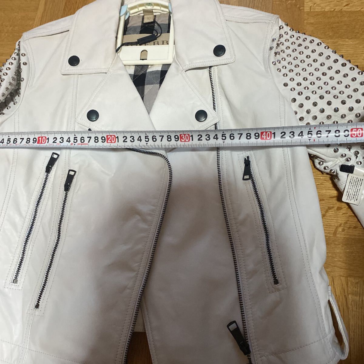 正規品/赤字商品)新品未使用BURBERRY革ジャケット レザージャケット