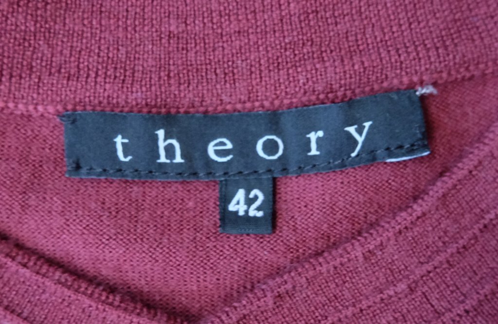 theory セオリー　ウールニット シャツ　42　セーター_画像2
