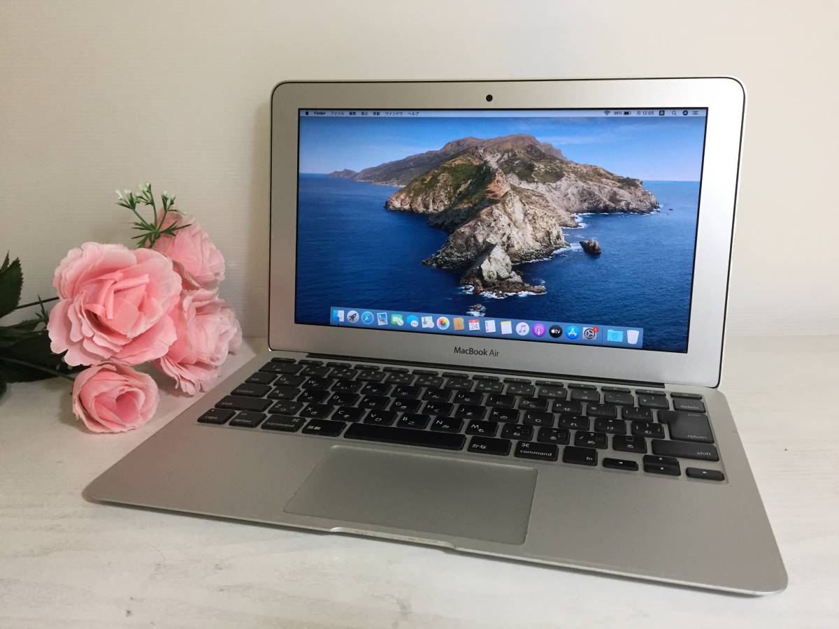 【良品 11.6インチ】 Apple MacBook Air(11-inch Early 2014) A1465 Core i5(4260U)/1.4GHz RAM:4GB/SSD:256GB Catalina 動作品_画像1