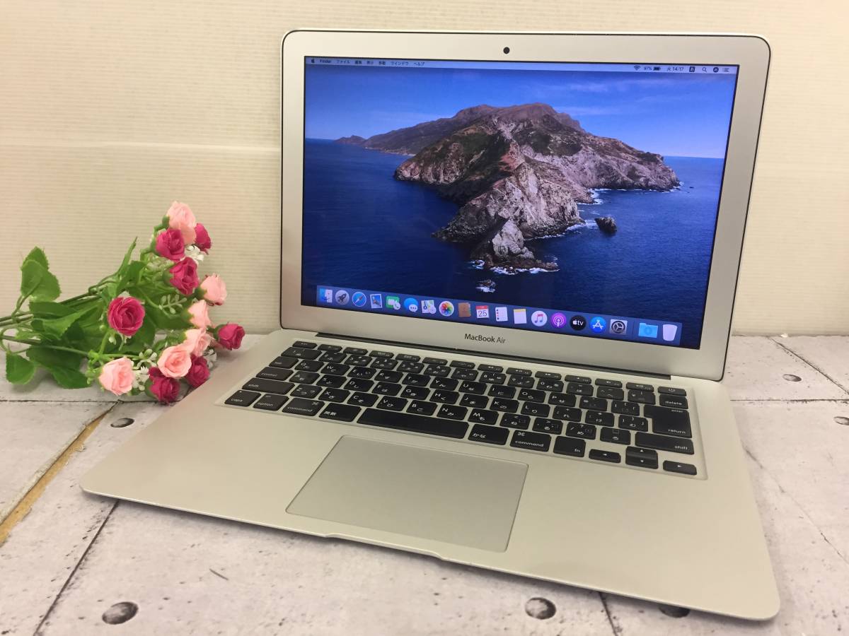 【13.3インチ】Apple MacBook Air(13-inch Mid 2013) A1466 Core i5(4250U)/1.3GHz RAM:4GB/SSD:128GB Catalina 動作品_画像1