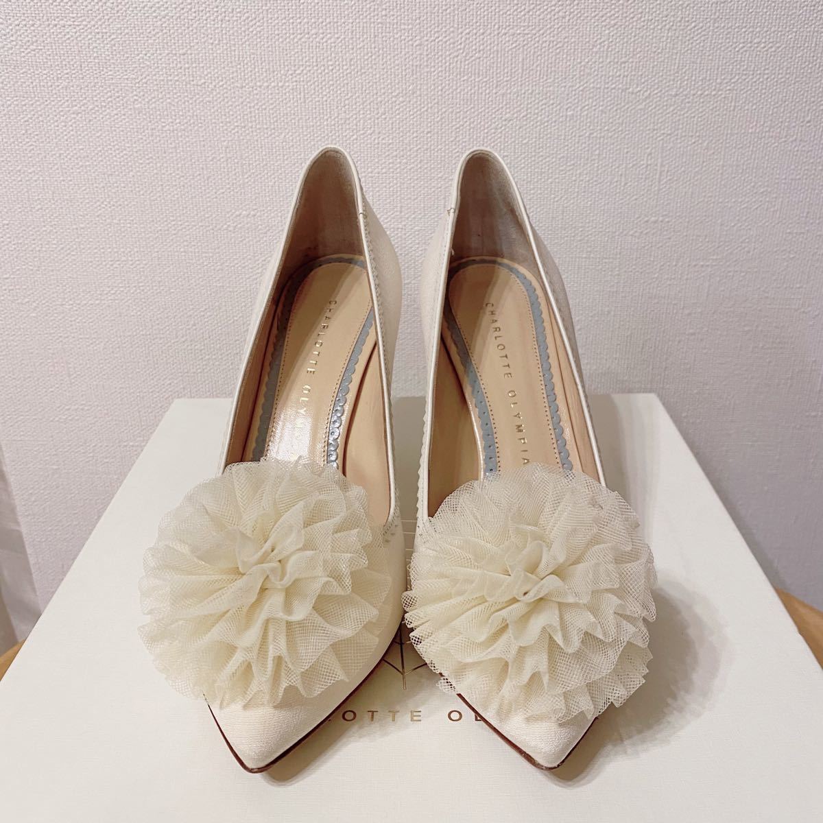 Charlotte Olympia シャーロットオリンピア パンプス 白 36 イタリア製