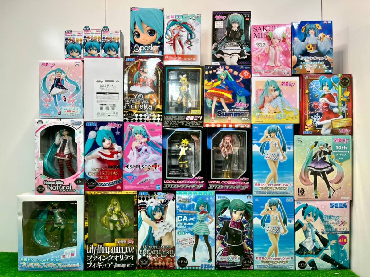 △46 初音ミク ボーカロイド フィギュア SPM ぬーどる ねんどろいどぷち Qpos リリィ 鏡音 巡音 桜ミク レーシング クリスマス まとめ売 16