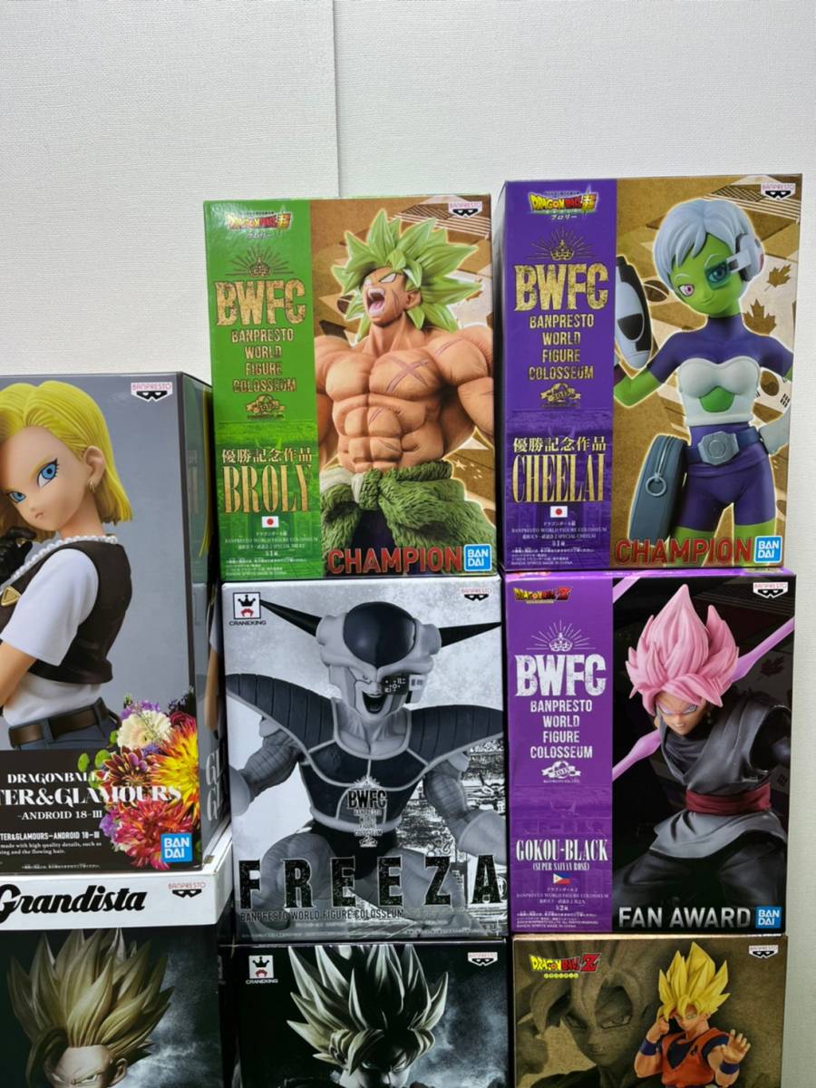 ◆33　ドラゴンボール フィギュア 一番くじ Qposket BWFC ワーコレ 孫悟空 悟飯 ゴジータ フリーザ チライ 18号 ランチ ブルマ ブロリー 14_画像4