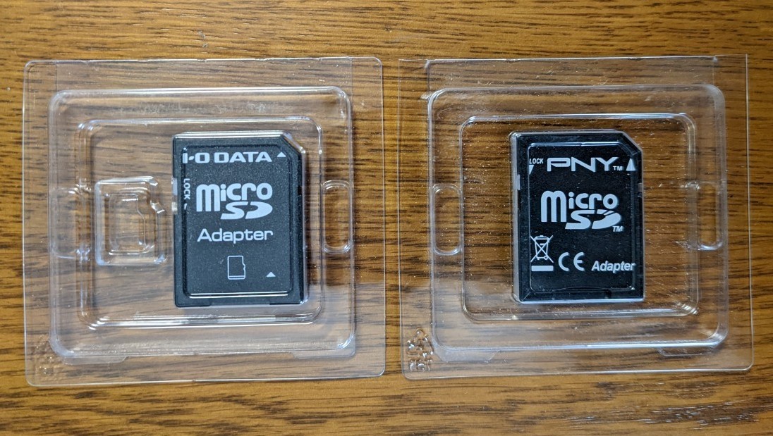 microSDカード変換アダプタ 2枚セット