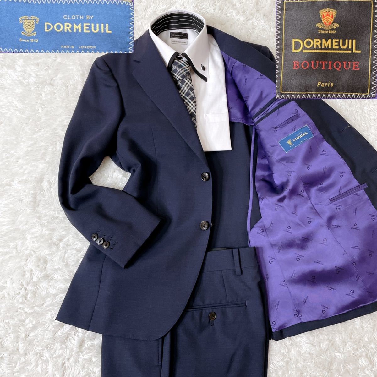 あす楽対応】【あす楽対応】DORMEUIL ドーメル オーダースーツ Iconik