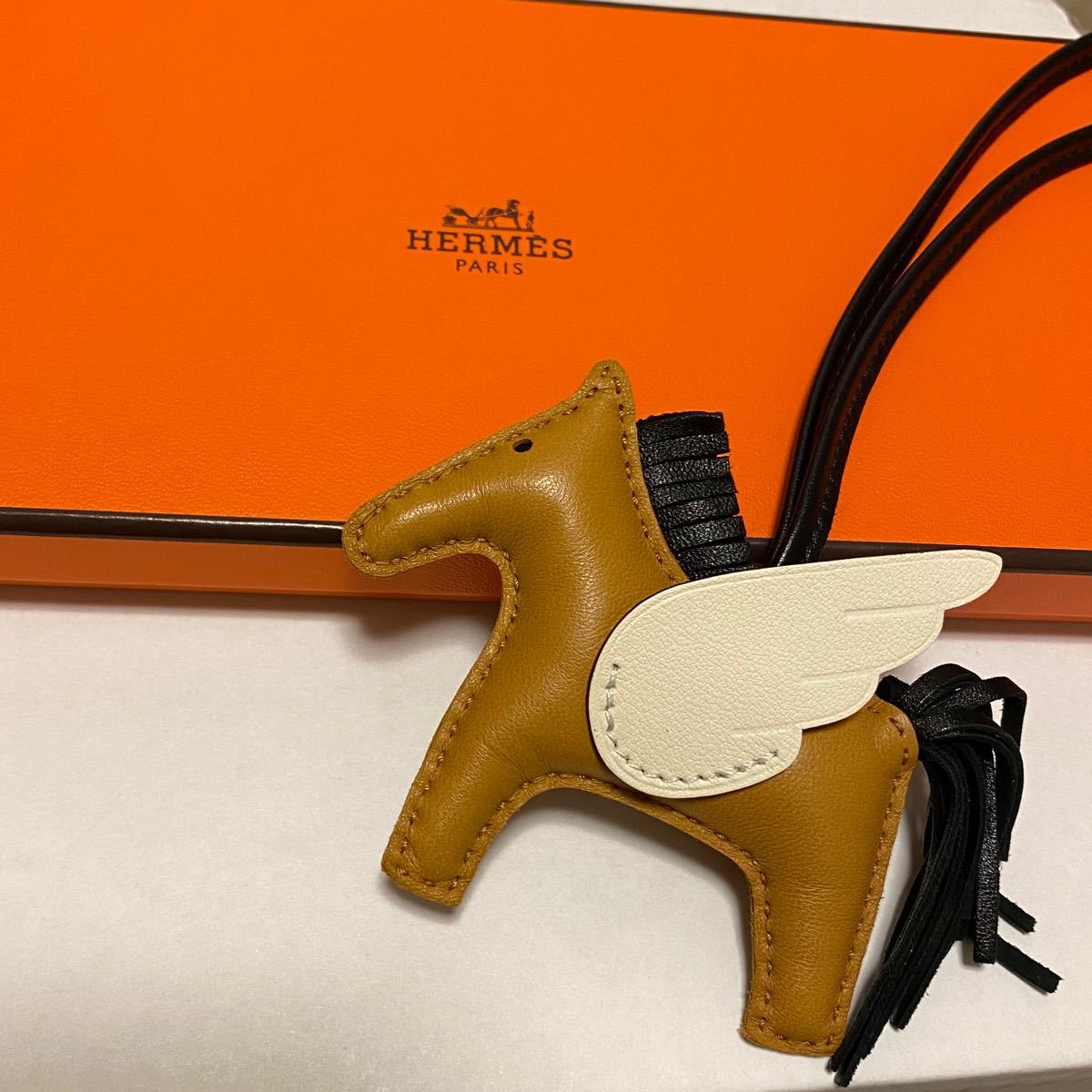美品 エルメス ロデオチャーム ペガサス バッグチャーム バーキン